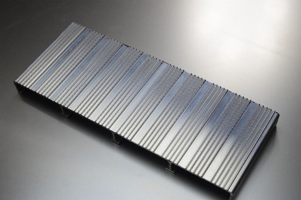 Serrated Extruded, Unpunched Aluminum Plank 12" Merger Metals LLC